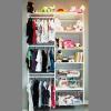Infant Closet Designs may include triple hanging which converts to double hanging as the child grows.